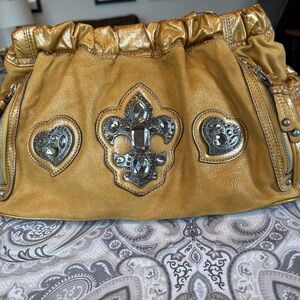 Gold Embellished Women's Bag